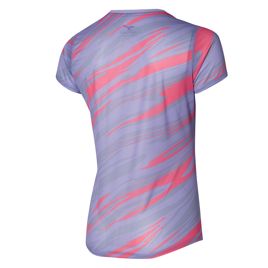 Mizuno DryAeroFlow Graphic Tee Pastel Lilac